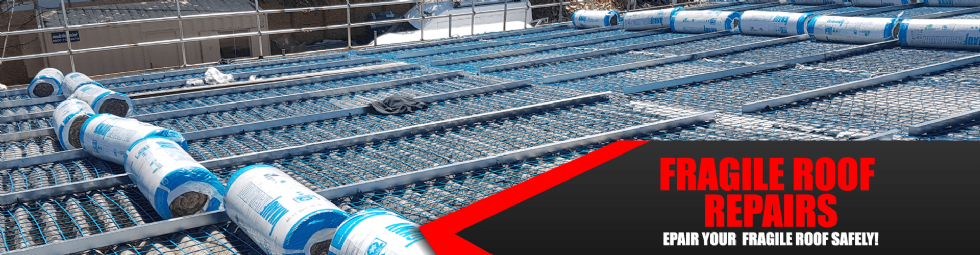 Flat and fragile roof repair works