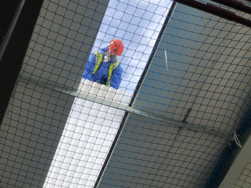 Industrial roof work