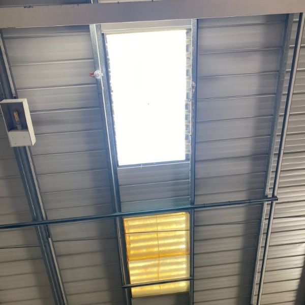 Industrial skylight work