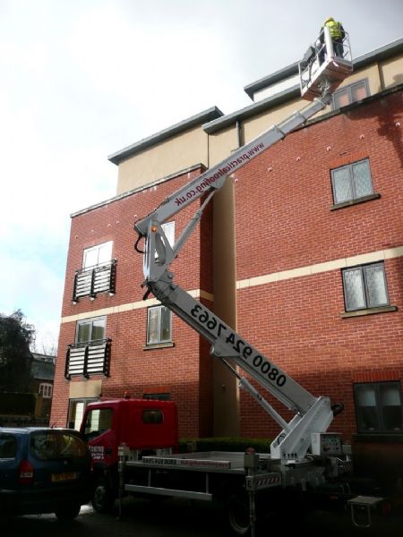 Commercial roof works